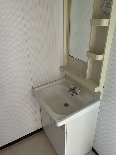 ひまわりハウスの独立洗面台