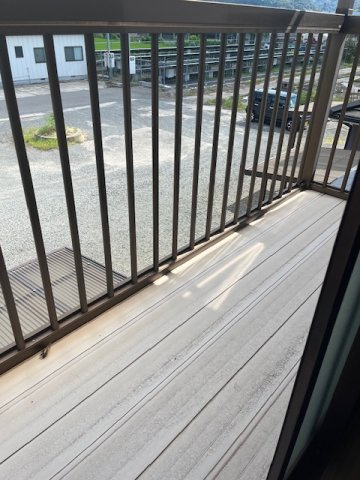 ひまわりハウスのバルコニー