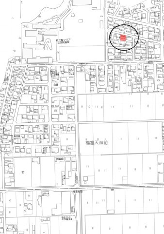 中古住宅　福富の地図