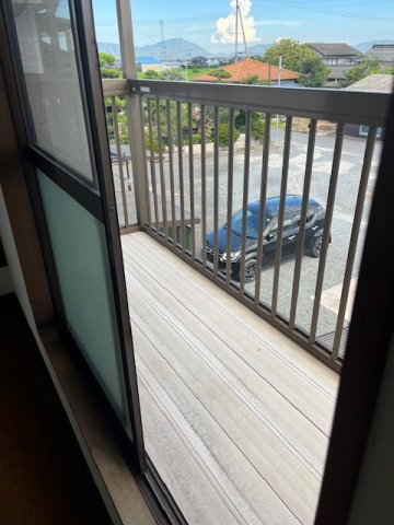 ひまわりハウスのバルコニー