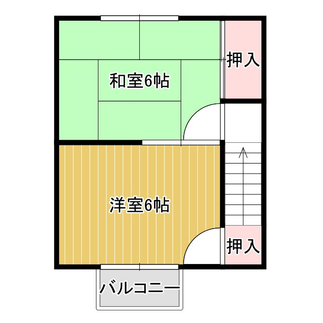 ひまわりハウスの間取り|２階