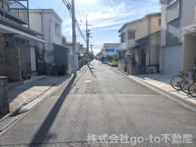 【前面道路含む現地写真】 | 明石市藤が丘1丁目 | 前面道路