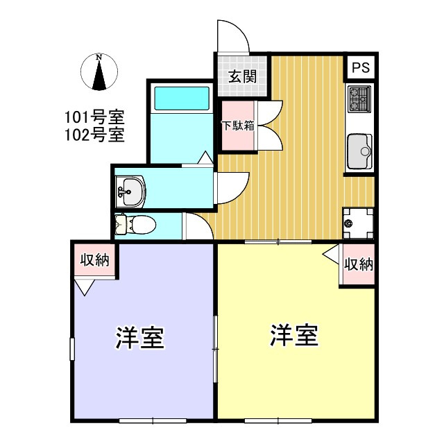ブルージュの間取り