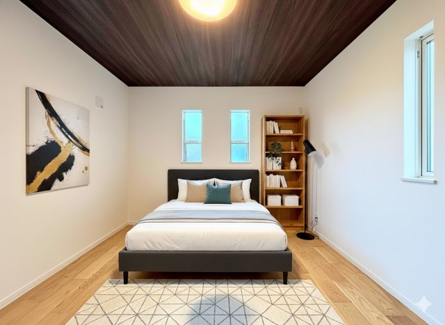 泉区新橋町　新築戸建ての玄関|◆柔らかい陽光が差し込む明るいお部屋を演出する設計。彩光の取れる窓が気持ちの良いお部屋を創り上げます。