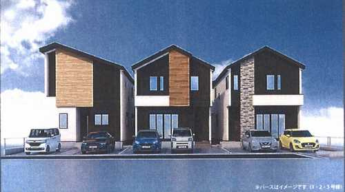 平塚市豊田宮下1期　新築戸建全６棟　1号棟の外観