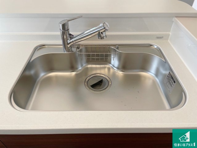 13(土)14(日)現地説明会開催　生駒郡斑鳩町龍田西の設備|洗い物も楽にできる、広々シンク！