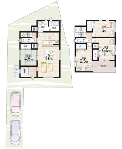 13(土)14(日)現地説明会開催　生駒郡斑鳩町龍田西の間取り|２号地