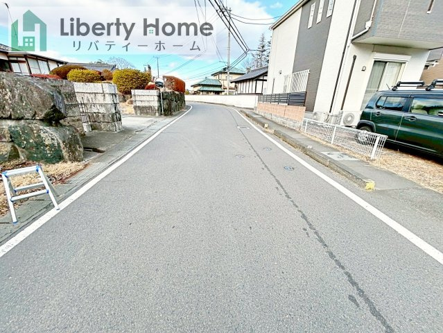 北茨城市磯原町上相田第2　新築戸建の前面道路含む現地写真