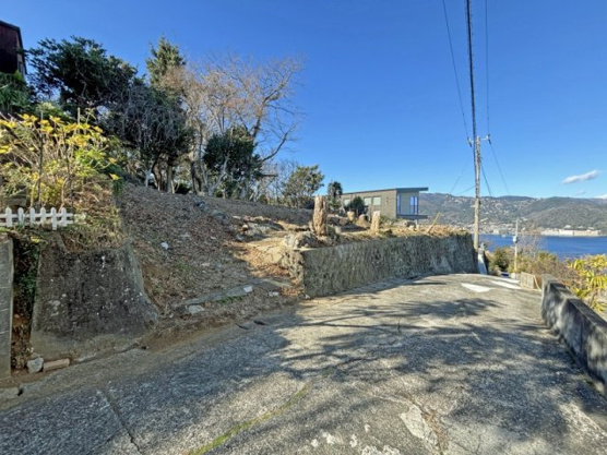 【前面道路含む現地写真】 | 熱海市網代　売地