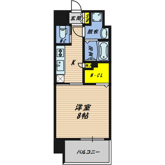 【間取り】 | フォレストグレイス関目高殿Ⅶ