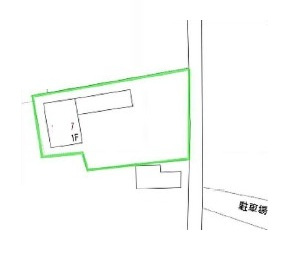 鶴ヶ島市上広谷売地の土地図