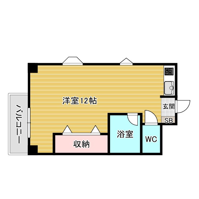 豊中市服部南町３丁目の賃貸マンションの間取り