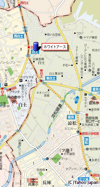 ホワイトアースの地図