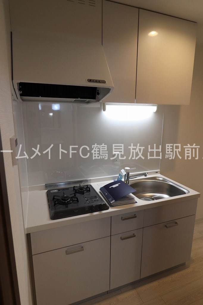 大阪市城東区永田３丁目のアパートのキッチン