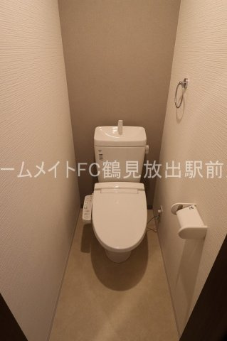 大阪市城東区永田３丁目のアパートのトイレ
