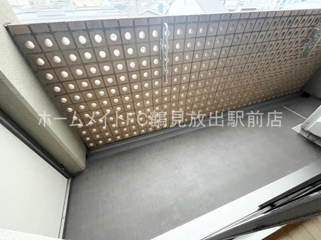 大阪市城東区諏訪４丁目の賃貸マンションのバルコニー