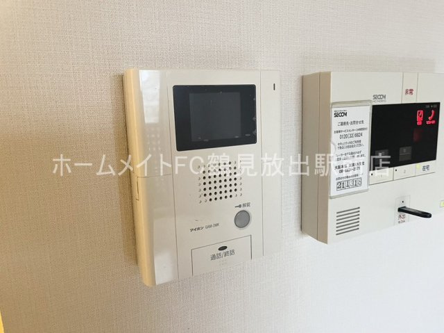 大阪市城東区諏訪４丁目の賃貸マンションのセキュリティ