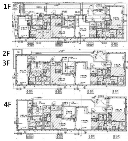 東京都荒川区荒川1丁目　令和4年4月築浅RC　1棟マンションの間取り
