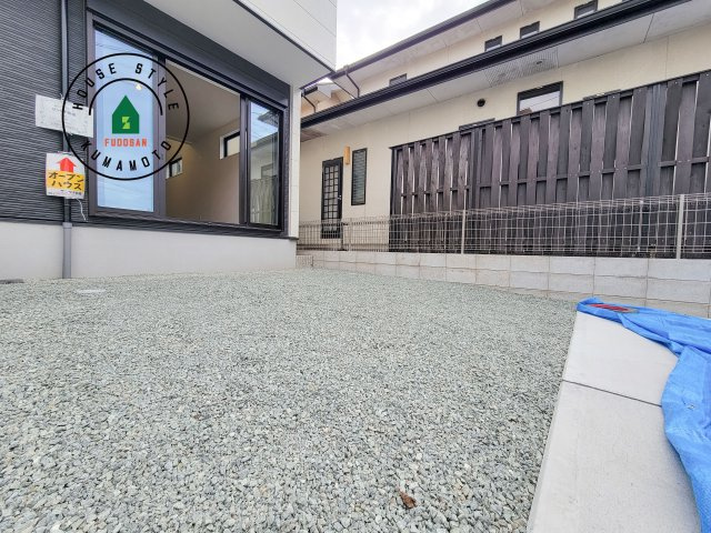 菊池郡菊陽町大字原水第5-2棟（2号棟）　の庭|お庭で自由な時間を過ごせます。