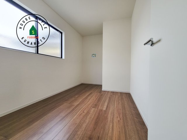 菊池郡菊陽町大字原水第5-2棟（2号棟）　の内観：施工例|将来的に、琉球畳を引きまして和室風にすることも可能です。