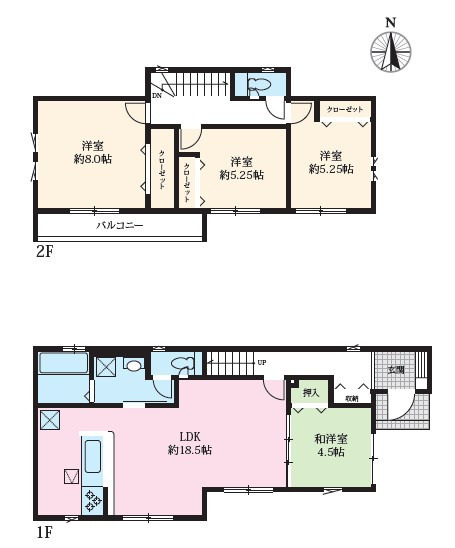 【間取り】 | 綾瀬市小園　新築分譲住宅　全7棟