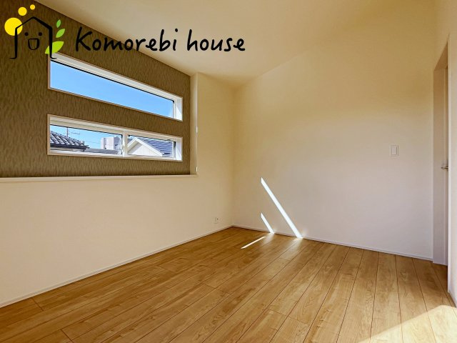 上尾市二ツ宮　2期　新築一戸建て　ブルーミングガーデン　05の寝室|ゆとりの広さです