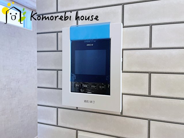 上尾市二ツ宮　2期　新築一戸建て　ブルーミングガーデン　05の防犯設備|モニター付インターフォンです