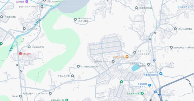 生駒市南田原町　第3期　新築一戸建ての地図