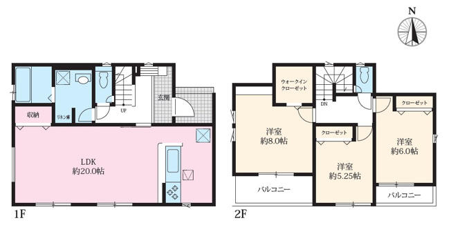 【間取り】 | 綾瀬市小園　新築分譲住宅　全7棟