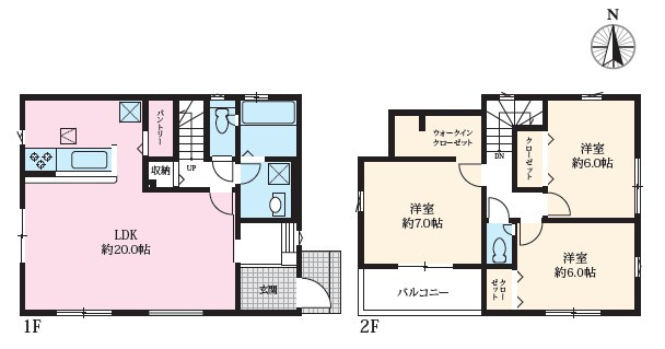 【参考プラン】 | 綾瀬市小園　建築条件付売地　全7区画