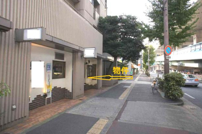 大阪市東成区東中本２丁目の店舗一部の外観パース