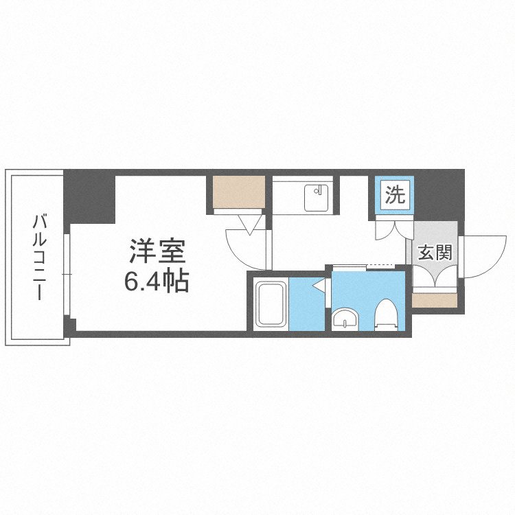 HS梅田EASTの間取り
