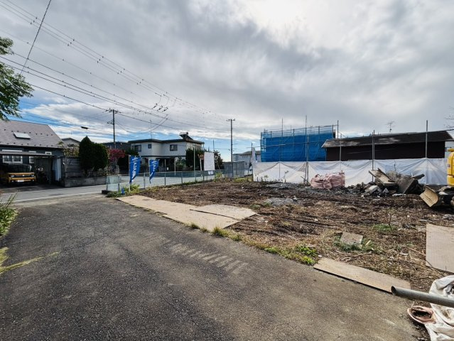 敷地面積48坪　売地　川越市小中居の外観|どなたでも建築可能！建築条件なし売地！敷地面積約４８坪！解体後の更地渡し！本下水！