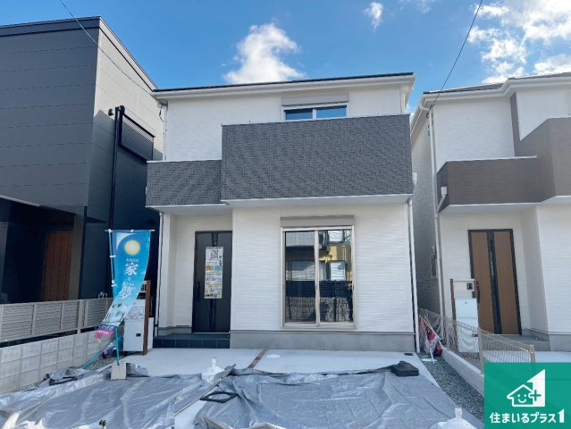 東大阪市北石切町　第2期　新築一戸建ての外観|お客様に長く安心して住んでいだだける事にこだわった家づくり！住んでからのアフターサービスにもしっかりと取り組んでいます！