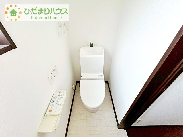 【トイレ】 | 牛久市岡見町　中古戸建 | 温水洗浄便座ついてます(^^♪