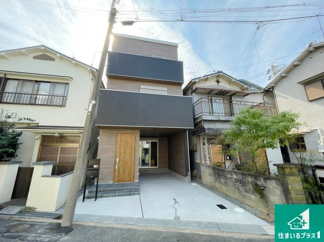 枚方市山之上　新築一戸建ての外観|お客様に長く安心して住んでいだだける事にこだわった家づくり！住んでからのアフターサービスにもしっかりと取り組んでいます！