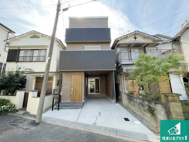 枚方市山之上　新築一戸建ての外観|安心の10年保証！外観を美しく保ち、雨水で汚れを落とします！気になることがありましたら、お気軽にお問い合わせください！