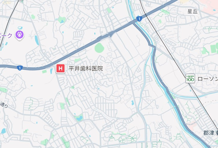 枚方市山之上　新築一戸建ての地図