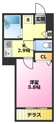 グランディール武蔵小杉の間取り|新丸子駅徒歩3分・武蔵小杉駅徒歩5分♪