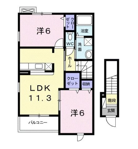 ブルーメの間取り