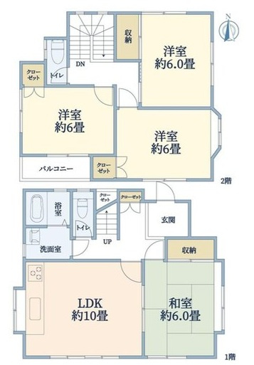 【間取り】 | 藤沢市高倉　中古戸建