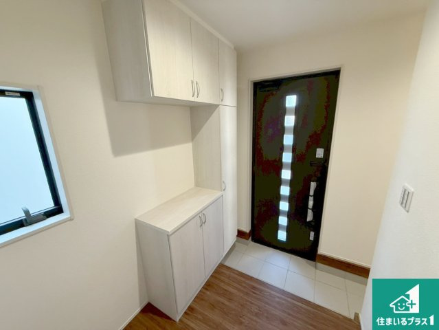 福知山市長田　第7期　新築一戸建ての外観|周辺は落ち着いた街並みの住宅地！子育てがしやすい住環境です！まだ未完成ですが、現地でしかわからない事もございます。是非一度ご覧ください。