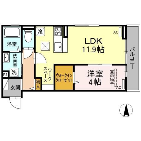 アンベリールの間取り