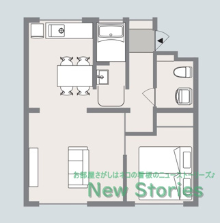 【間取り】 | ハコニスアパートメントB