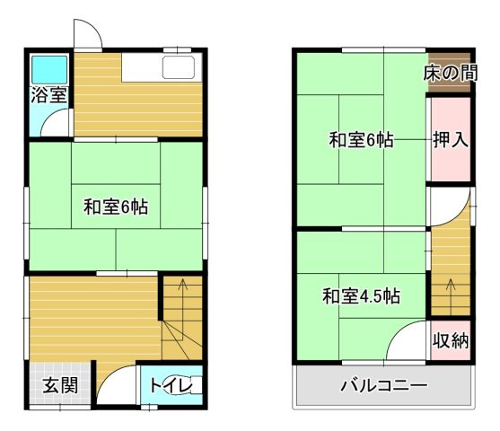 Rh-Home福田1165-51戸建の間取り
