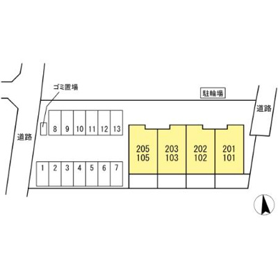 【区画図】 | メゾンカオル