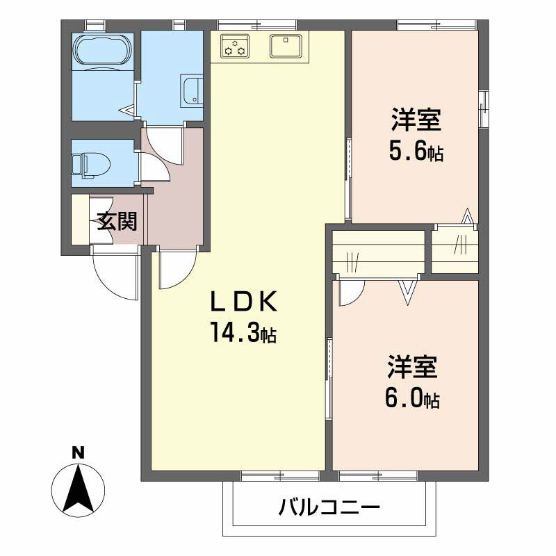 プラザ　マロニエの間取り