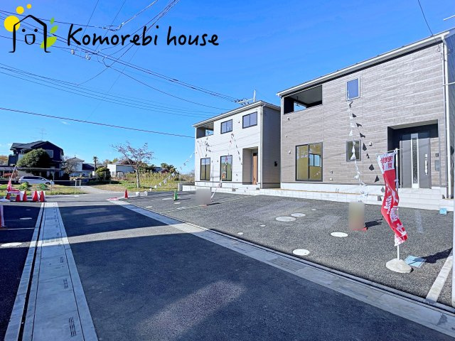 さいたま市西区飯田新田第2　新築一戸建て　クレイドルガーデン　02の前面道路含む現地写真|12/4　撮影済み