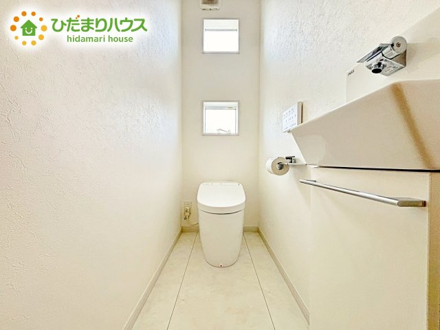 【トイレ】 | 水戸市河和田町　中古戸建 | 節水できるトイレで、少ないお水でもしっかりと洗浄してくれます！