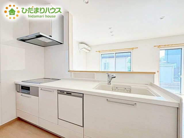 【キッチン】 | 水戸市河和田町　中古戸建 | 料理をしながらでも、ご家族との会話を楽しめる対面式キッチン♪